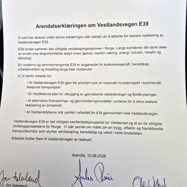 Signert erklæring